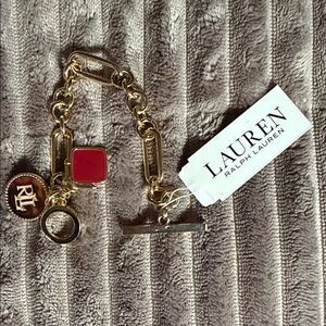 Lauren Ralph Lauren Gold and Red bracelet